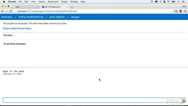 Learning Dart: Observatory | packtpub.com