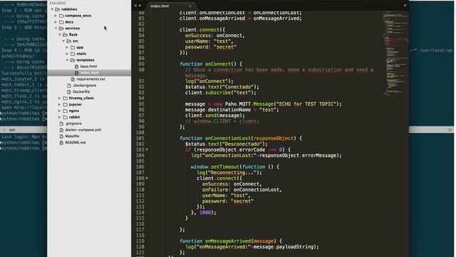 MQTT/Rabbit/HiveMQ Client/Jupyter en Docker