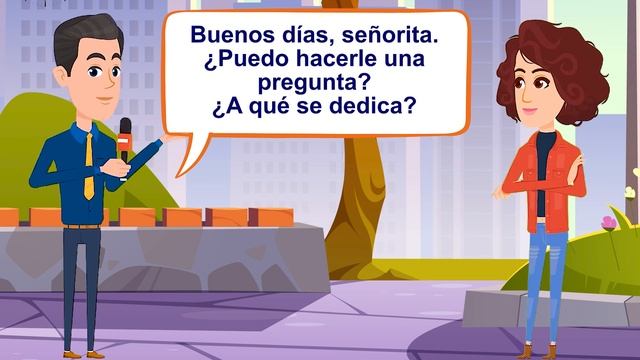 Presente Simple conversación Entrevistas Aprende español -Habla español -diálogos en español