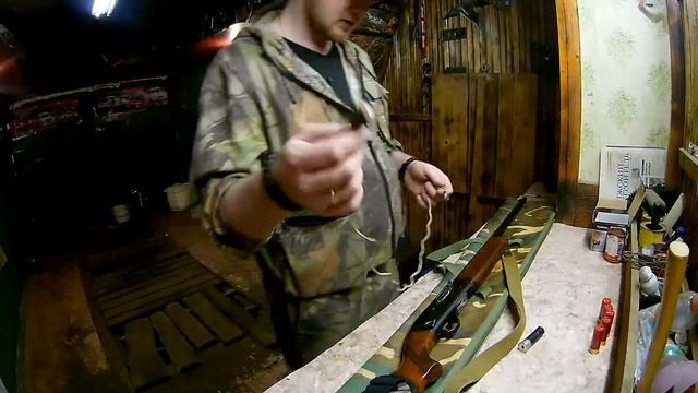 Необходимая вешь на охоте это походный шомпол!