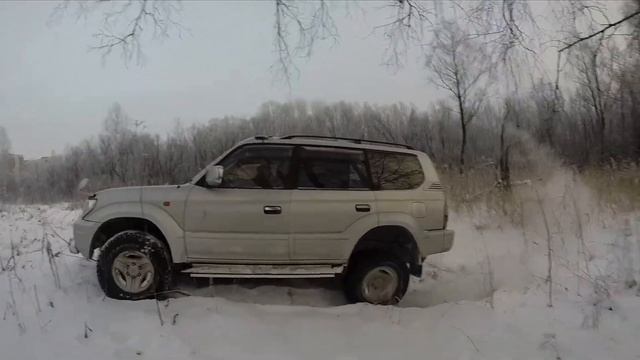 Land Cruiser Prado 95 на летней резине зимой ? NISSAN PATROL GR.
