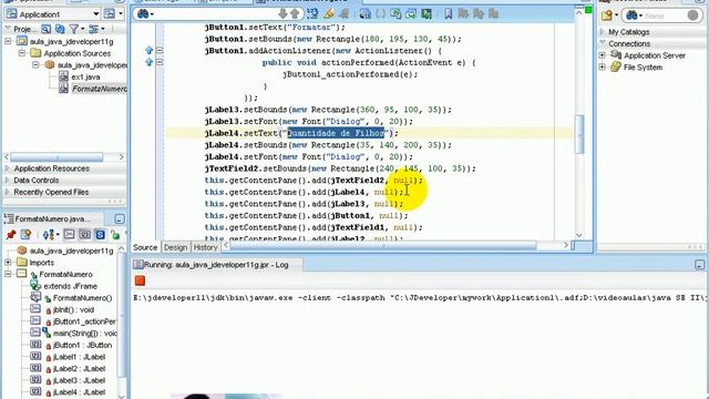 aula 1618 java   DecimalFormat Formatando Valores R$ JDeveloper11G