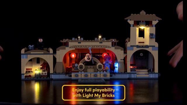 LIGHT MY BRICKS - Boba Fett's Throne Room 75326 Video Demonstration