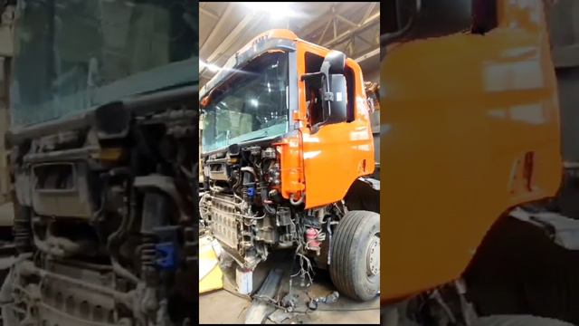 Восстановление Scania после ДТП