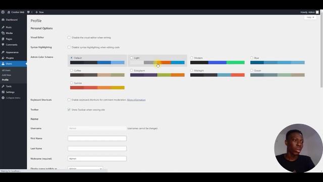 6.More on Wordpress Dashboard