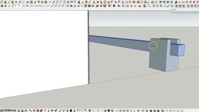 SketchUp моделируем комод ч 2