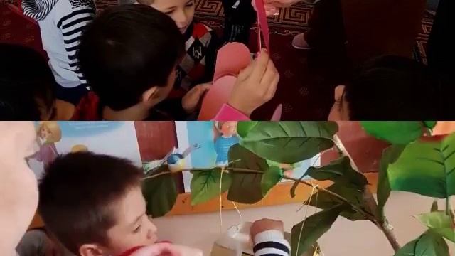"Наши добрые дела" тема открытого занятия старшей группы в СДОУ 114 города Самарканда.