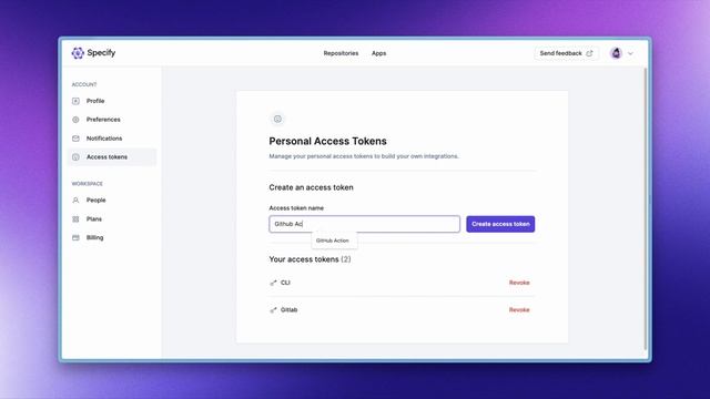 How to pull design tokens from several Specify repositories in GitHub