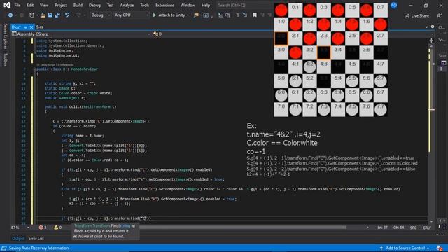 Making checkers game in unity