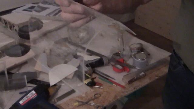 Этап изготовления фонаря на модель Як 1 Андрея Васильевича