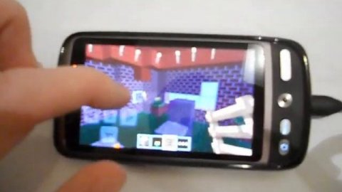 minecraft demo android on htc.AVI