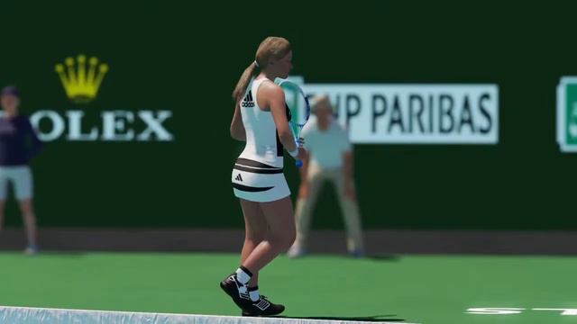 Kalinskaya A. vs Paolini J. [Indian Wells 24] | R16 | AO Tennis 2 Gameplay #aotennis2 #AO2