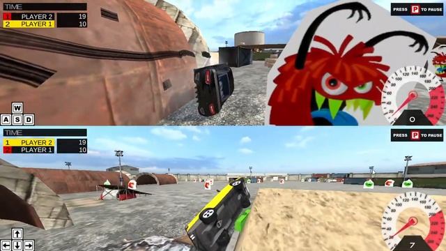 Игра Гонки на Двоих 3Д  2 часть