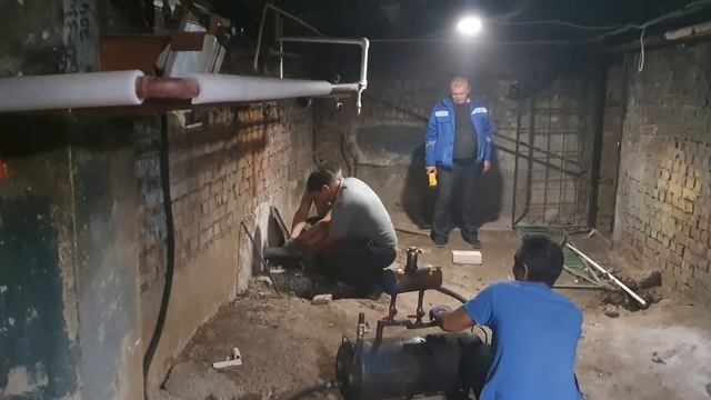 Бестраншейная прокладка канализации от подвала дома до колодца
