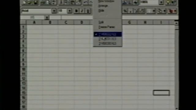 Using And Understanding Microsoft Excel Windows 95