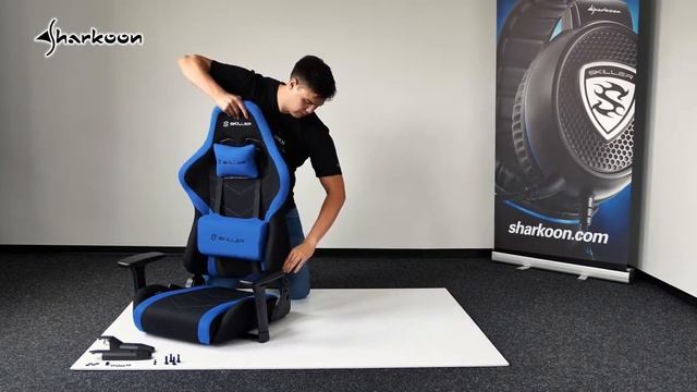 Распаковка и сборка игрового кресла Sharkoon SGS2