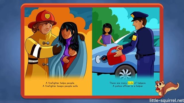 Community Helpers: Level E - Interactive Stories for Kids