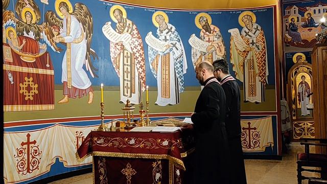Изобразителна служба во 5-тата недела од Великиот пост (5 април 2020)