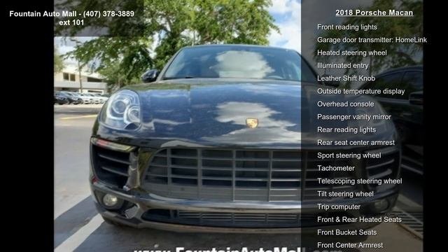2018 Porsche Macan  - Fountain Auto Mall - Orlando, FL 32...