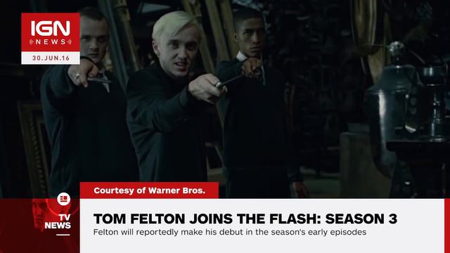 Harry Potter Star Tom Felton Joins The Flash: Season 3 - IGN News