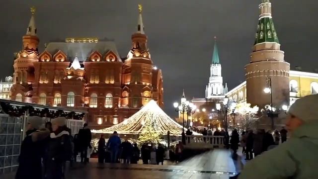 Москва НОВОГОДНЯЯ.
12.01.2020