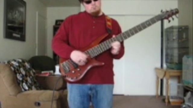 Lunas Song on Bass guitar