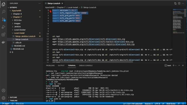 Chapter 7 - How to setup Apache NiFi Environment Locally