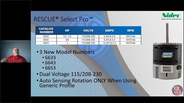 Controls Central Webinar - US Motors/Nidec: EC Motors In The HVAC Market