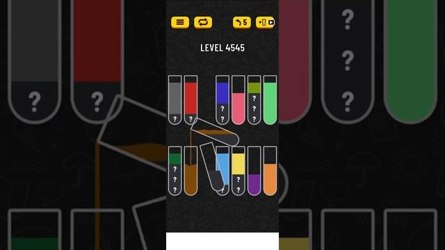 water sort puzzle level 4545