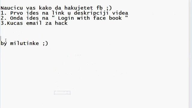 Kako hakovati face book