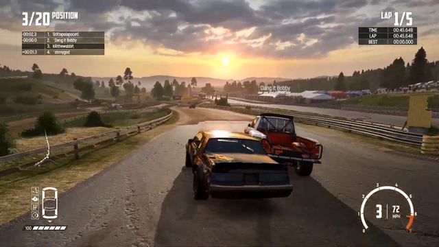 😲🚑 How is he alive after that? Wreckfest multiplayer with friends | Crashes and Funny moments | 202