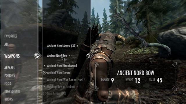 Elder scrolls V skyrim MASTER take a swim fight some bandits loot their camp head back to riverwalk