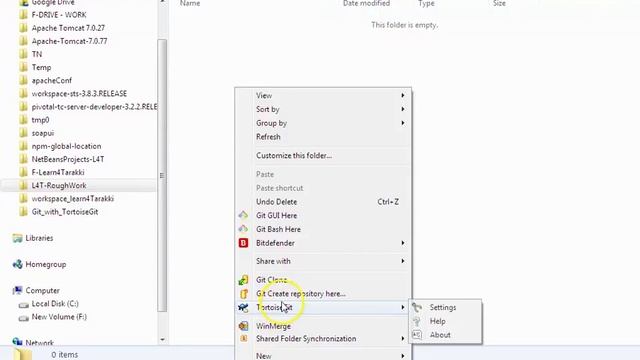 TortoiseGit Tutorial 2 How to clone Git Repository