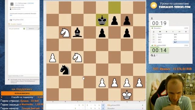 ТУРНИР СТРИМЕРОВ!! 3+2!! Шахматы Фишера! ЖИГАЛКО, СЫЧЕВ и ДРУЗЬЯ! На lichess.org