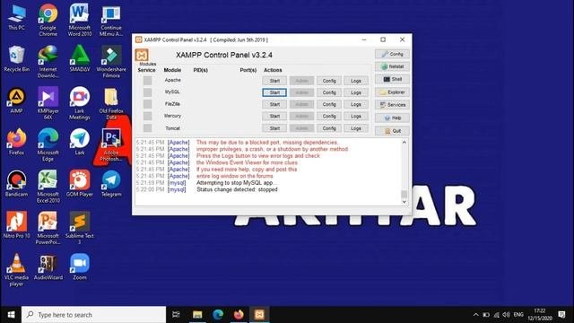 Cara Mengatasi Httpd.Exe System Error Pada Xampp Di Windows