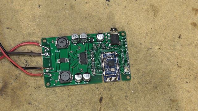 icstation gy18343 TPA3110D2 Mono Bluetooth Amplifier board test run