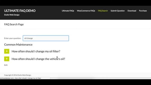 Ultimate FAQ Plugin - Search shortcode and Show On Load attribute (Tutorial 04)