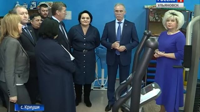 Губернатор посетил криушинскую среднюю школу