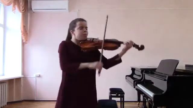 И.С.Бах «Сюита № 1» (Аллеманда и Куранта), исп. Меньщикова Ангелина