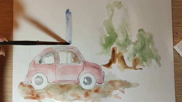 Скетчинг. Урок 22: Автомобиль