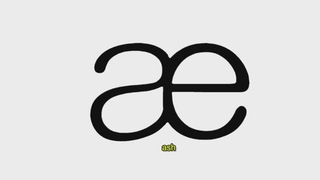 The Ash Sound in the English Language