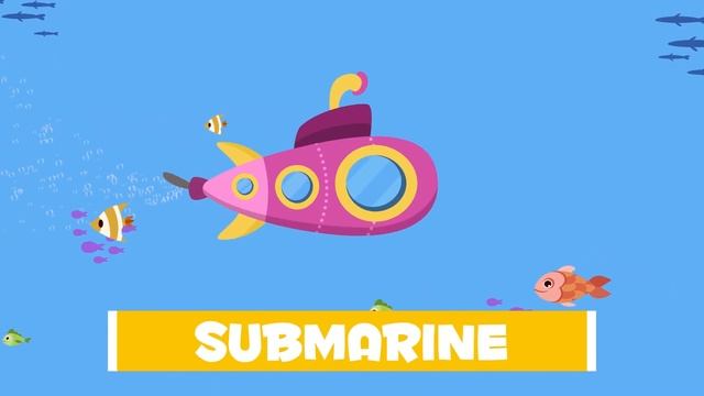 Water Transport Vehicles For Kids - Vocabulary