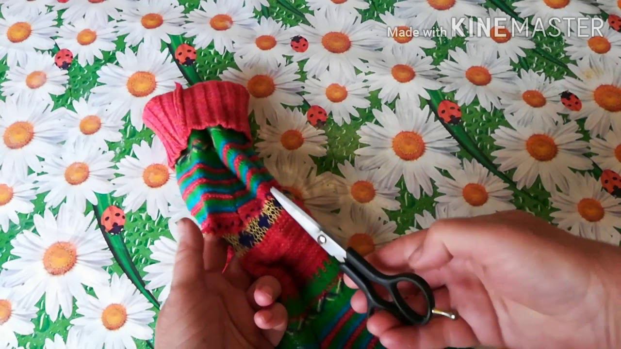 Как за✂️ 1 минуту сделать кофточку для любимой собаки.