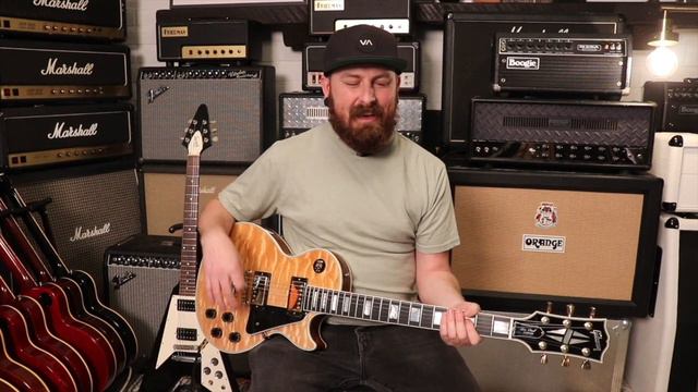 Review & Demo | '14 Gibson Les Paul Custom Antique Natural Quilt
