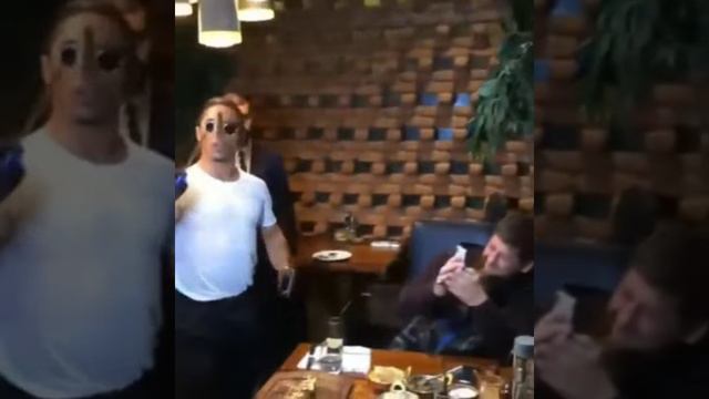 Р.А.Кадыров поел мяса с ножа знаменитого повара в Дубае Нусрета Гекче