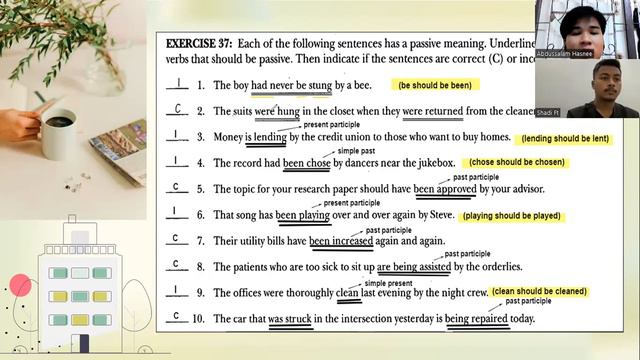 skill 37 : use correct passive form