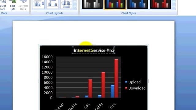 PowerPoint 2007 Tutorial 4.2. Charts and OLE