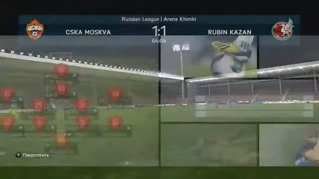FIFA 14 карьера за ЦСКА #6(Напряженный матч)