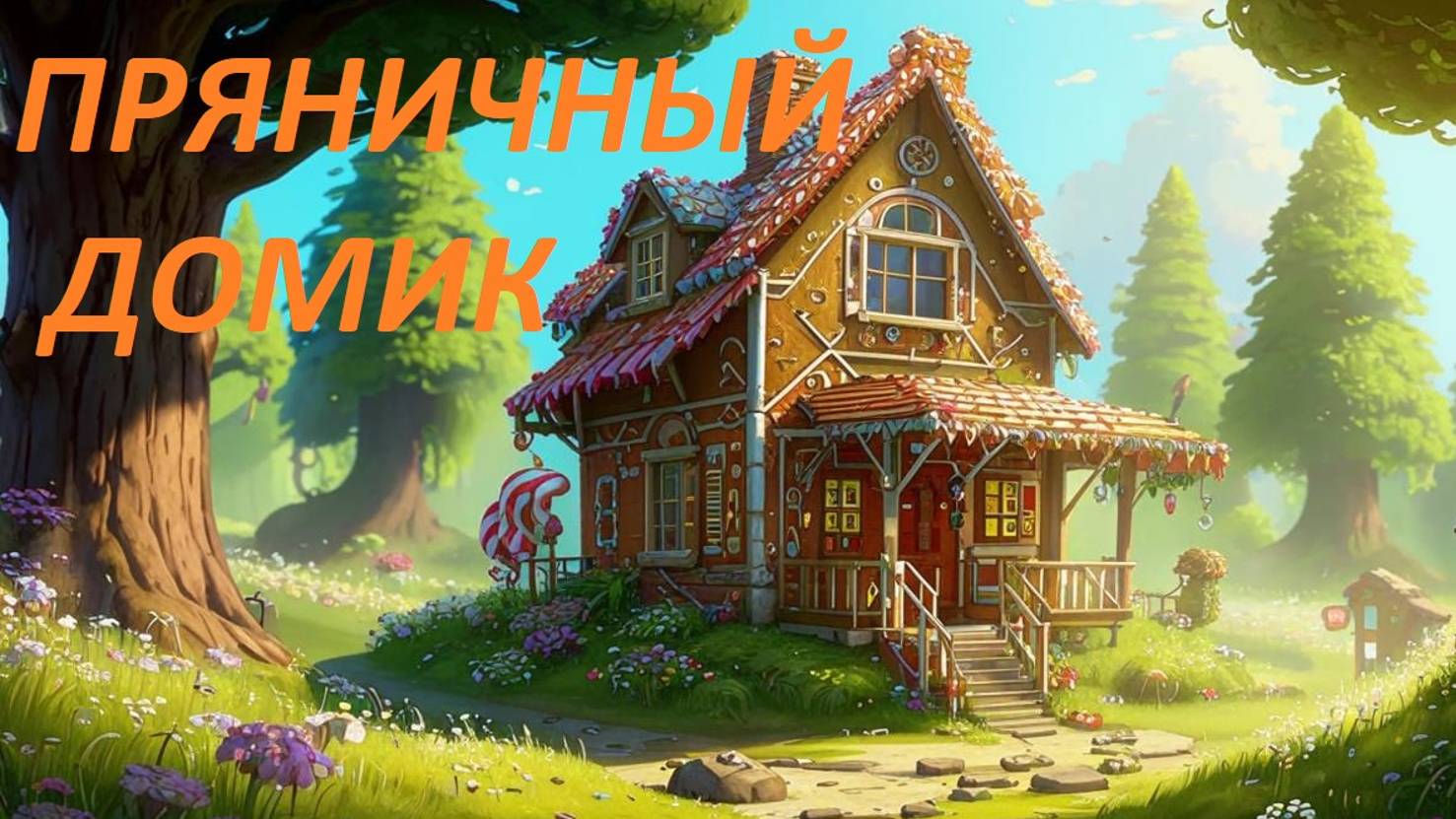 Пряничный домик. Русская народная сказка. Аудиосказка.  Сказки на ночь. Сказки перед сном.