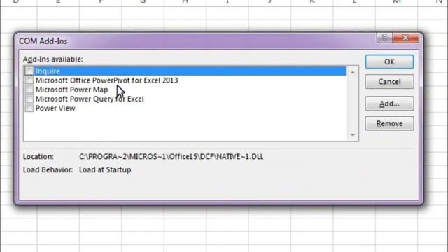 How to make visible Power Query, Power pivot TAB in Excel ||  Powerbi